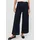 bonprix Weite Jeans Loose Fit Passform, High Waist, mit Bundfalten blau 44