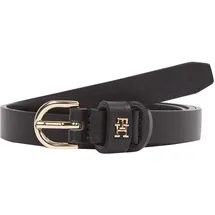 Tommy Hilfiger Damengürtel Leder 1,5 cm Schwarz 85