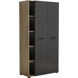 OTTO home Moid Computerschrank 88,2 x 41,5 x 174,6 Schwarz