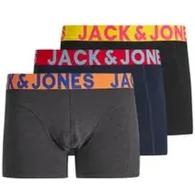 JACK & JONES Jaccrazy black/navy/dark grey S 3er Pack