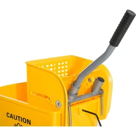 Homcom Reinigungswagen 20 Liter Gelb