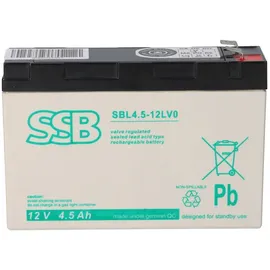 SSB Battery Bleiakku 12V 4500 mAh 4 St.