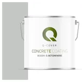 Q-COVER Bodenfarbe Betonfarbe Hellgaru 5,0L Garagenboden Bodenbeschichtung für Innen Kellerfarbe Fußbodenfarbe