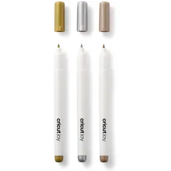 Cricut Joy - Marker - permanent - für Vinyl - metallisch gold, metallisch silber