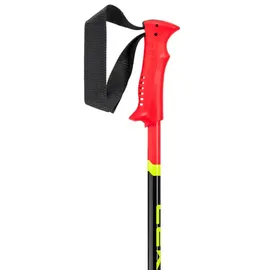 Leki Kinder Racing Kids Bright red-Black-Neonyellow, 105CM