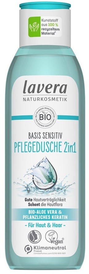 lavera basis sensitiv Pflegedusche 2in1 Duschgel 250 ml