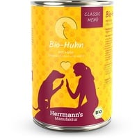 Herrmann's Manufaktur Classic Bio-Huhn mit Hirse 24 x 400 g