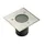 GTV Lighting Bodeneinbaustrahler Edelstahloptik 10 W IP67 ohne Leuchtmittel