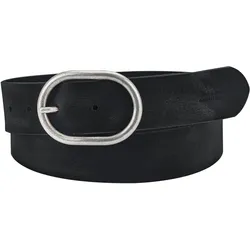 Ledergürtel LEVI'S "CALNEVA GÜRTEL", Damen, Gr. 70, schwarz, Leder, klassisch,modisch, Gürtel