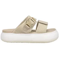 Puma - Womens Suede Mayu Infuse Sandal, Size: 8 M US, Color: Putty/Puma White/Pristine - 38.5 EU