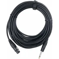Pronomic XFJ-10 Mikrofonkabel XLR/Klinke 10 m schwarz