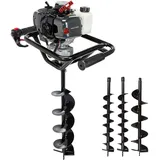 Practixx Benzin Erdbohrer PX-EB-52 Practixx | 1,97PS | 800mm | inkl. 3x Bohrer