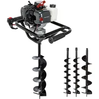 Practixx Benzin Erdbohrer PX-EB-52 Practixx | 1,97PS | 800mm | inkl. 3x Bohrer