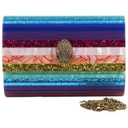 Kurt Geiger London  Taschen PARTY EAGLE CLUTCH  in Multicolor, Einheitsgrösse