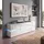 Vladon Game TV-Aufsatz 138,5 x 9,5 x 34,5 cm Weiß matt/MDF