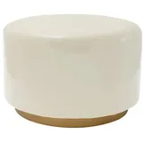 Kayoom Beistelltisch Gold, beige Metall, 43x51.5x51.5 cm, Wohnzimmer, Wohnzimmertische, Beistelltische, Beistelltische Metall