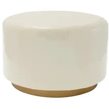 Kayoom Beistelltisch Gold, beige Metall, 43x51.5x51.5 cm, Wohnzimmer, Wohnzimmertische, Beistelltische, Beistelltische Metall