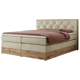 MKS Meble Veneto King 200 x 200 cm H3 Beige