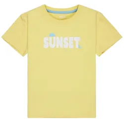 T-Shirt ROXY "Orchid Art", Kinder, Gr. 8(125-130cm), gelb (lemon drop), 100% Baumwolle, Kurzarm, Shirts