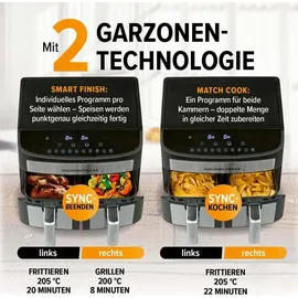GOURMETmaxx Heißluftfritteuse 7 l 11339