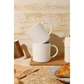 OTTO home Kaffeebecher Ylvii 0,46 l Weiß 6 St.