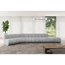 altdecor Ecksofa modulares Sofa Brilo-L2 - 471x174x70 cm Grau