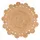 KADIMA DESIGN Jute Teppich Boho wendbar schmutzabweisend Natur Rund 80D | 100% Jute, Rücken aus Jute | Florhöhe: 5 mm | pflegeleicht