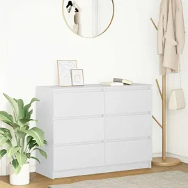 vidaXL Sideboard 100 x 76 x 35 cm Weiß