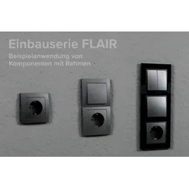 McPower Steckdosen Set McPower Flair Beginner 2S 3-teilig anthrazit - Grau