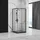 REA Punto Duschkabine 90 x 190 cm rechts Schwarz Sicherheitsglas