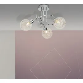 Lightbox 3 flammige Deckenlampe 3 G9 Metall/Glas
