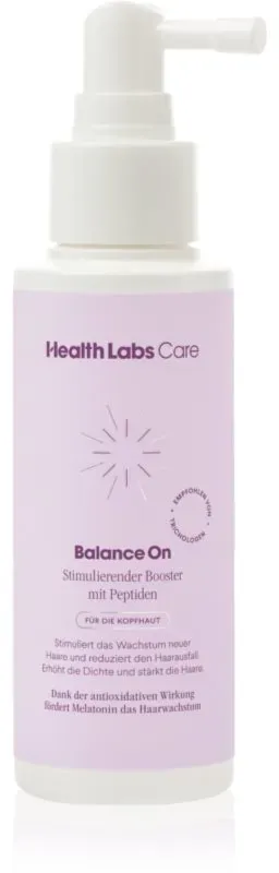 Health Labs Care Balance On Stimulierender Booster mit Peptiden Serum zur Unterstützung des Haarwachstums 100 ml