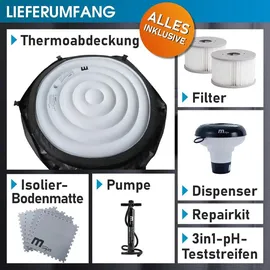 Brast MSPA Mono Ø173 x 65 cm Braun/Schwarz