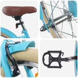 vidaXL Kinderfahrrad 22 Zoll Himmelblau