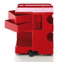 B-LINE BOBY S Rollcontainer B22R, H 53 cm, rot