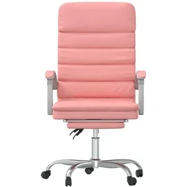 vidaXL Bürostuhl mit Massagefunktion Kunstleder Rosa