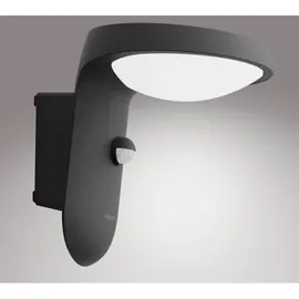 Philips Außenleuchte Aluminium, Kunststoff, Metall 18,8 cm mit Bewegungsmelder schwarz