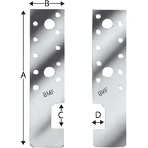 SIMPSON STRONG TIE Holz-Eisen-Anker HE 135 Abm.135x40x4mm TZN