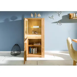 MASSIVMOEBEL24.DE Highboard 73 x 40 x 142 cm Beige