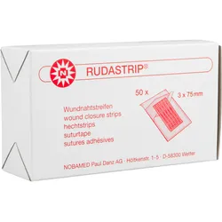 RUDASTRIP Wundnahtstreifen steril weiß Packung à 50 Steril-Sets
