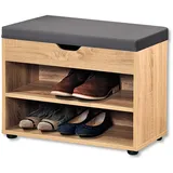 KESPER Schuhschrank 60 x 45 x 30 cm braun/grau / naturbelassen