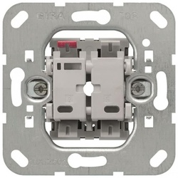 Gira 0126 00 Lichtschalter, Taster + Schalter, Grau