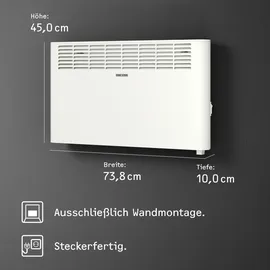 Stiebel Eltron Wandkonvektor CNS 2000 Plus LCD,