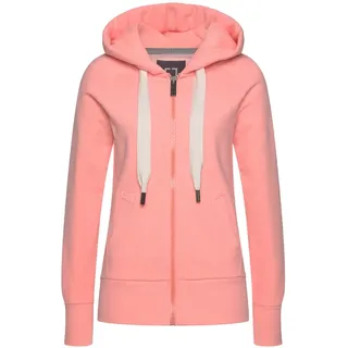 ELBSAND Kapuzensweatjacke Damen koralle meliert Gr.XL/42