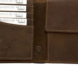 GREENBURRY Vintage Geldbörse Herren braun
