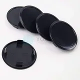 8 x Nabenkappen Nabendeckel Felgendeckel 68,5-55,5 mm A01 - schwarz
