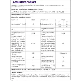 Siemens iQ300 SX63HX01AE