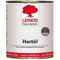 LEINOS Holzöl 750 ml | Hartöl Schwarz für Tische Möbel Arbeitsplatten | Teak Eiche Möbelöl für effektive Versiegelung und langanhaltenden Schutz im Innenbereich