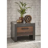 Home Affaire Nachtschrank BROOKLYN 54 x 43 x 44 cm Grau