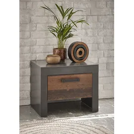 Home Affaire Nachtschrank BROOKLYN 54 x 43 x 44 cm Grau